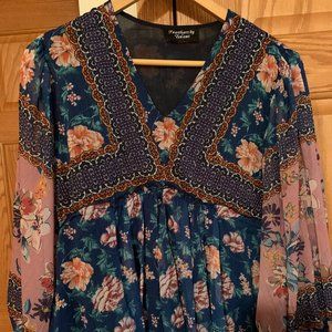 Sundance Catalog Feathers by Tolani Top Size Small